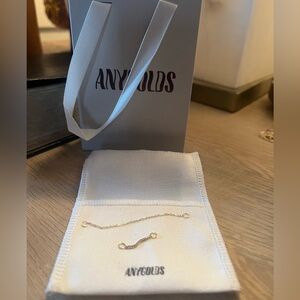 (2) 14k Gold Earring Connectors